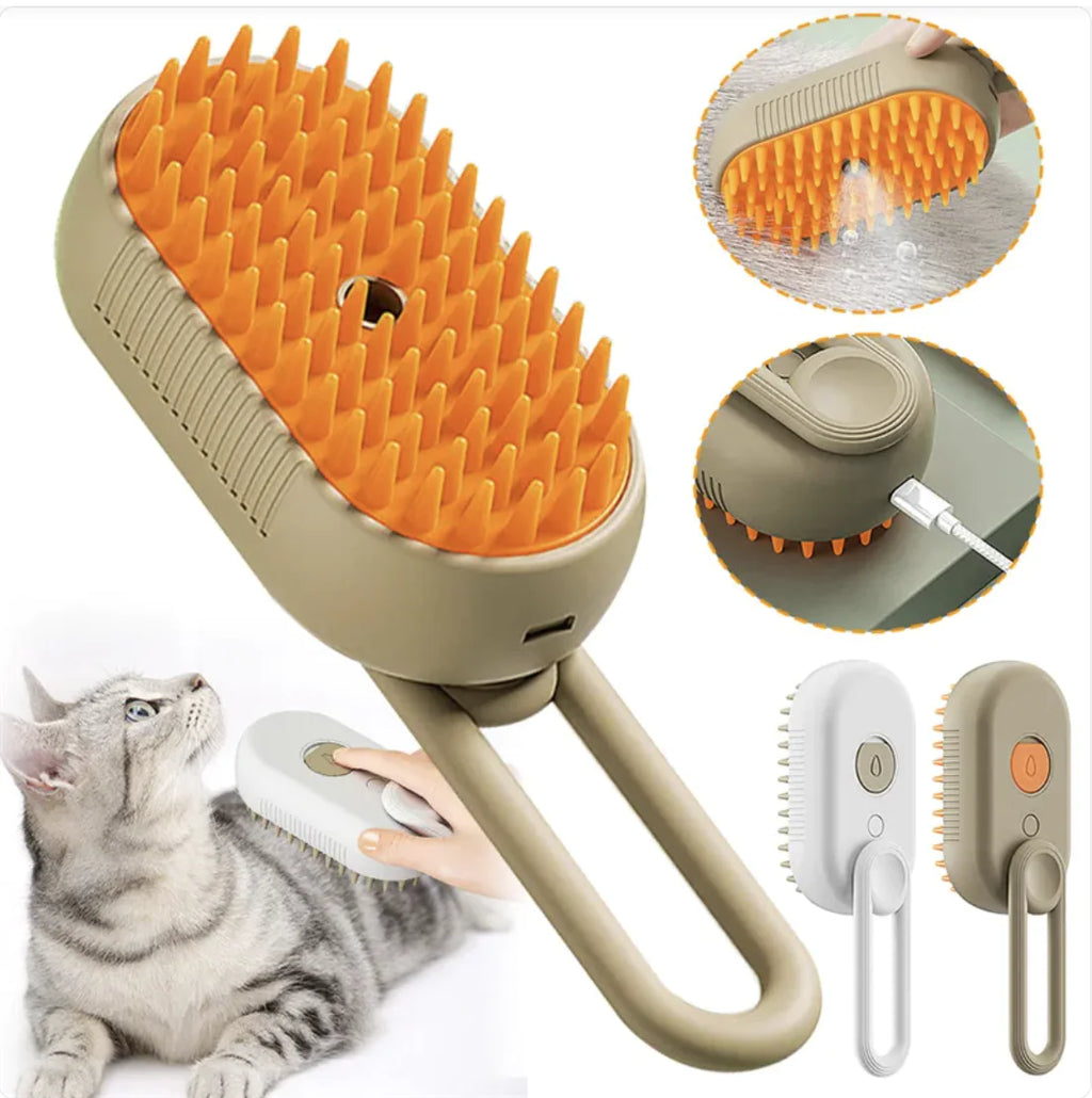 3-in-1 Electric Pet Grooming Brush