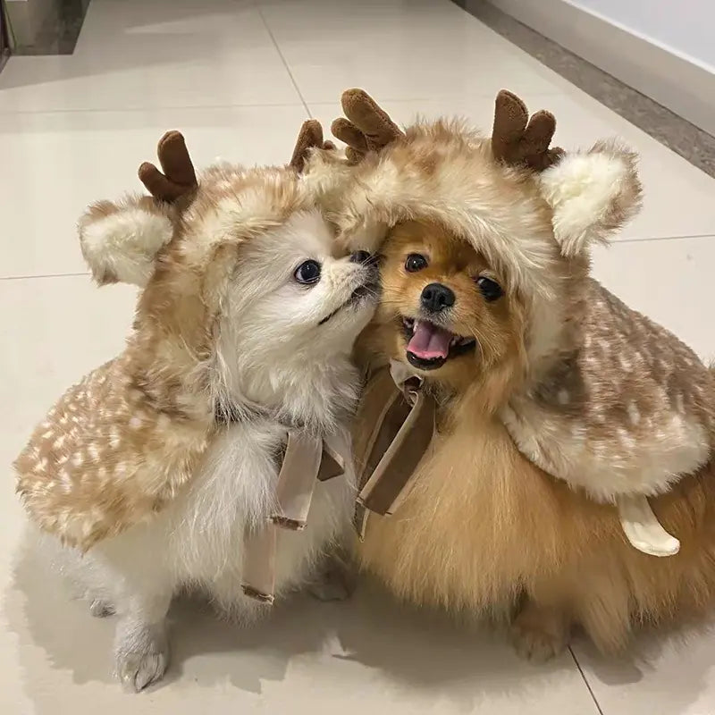 Christmas Pet Elk Cloak