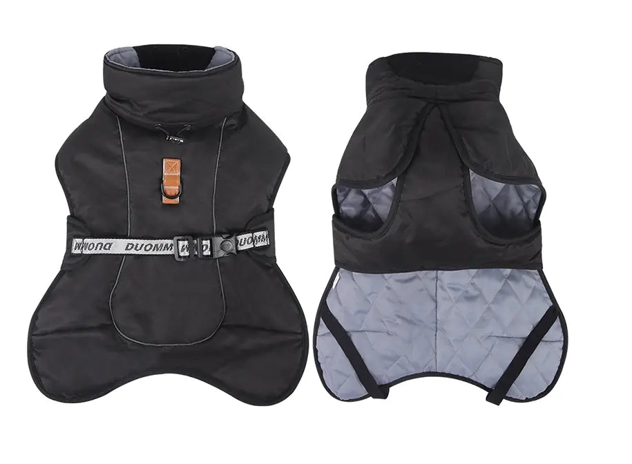 Reflective Thickened Warm Dog Cloak