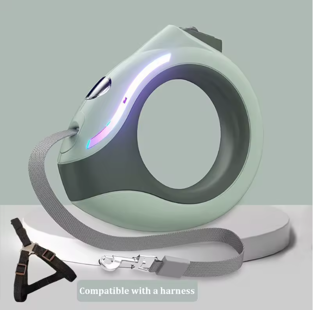 LED Retractable Dog Leash