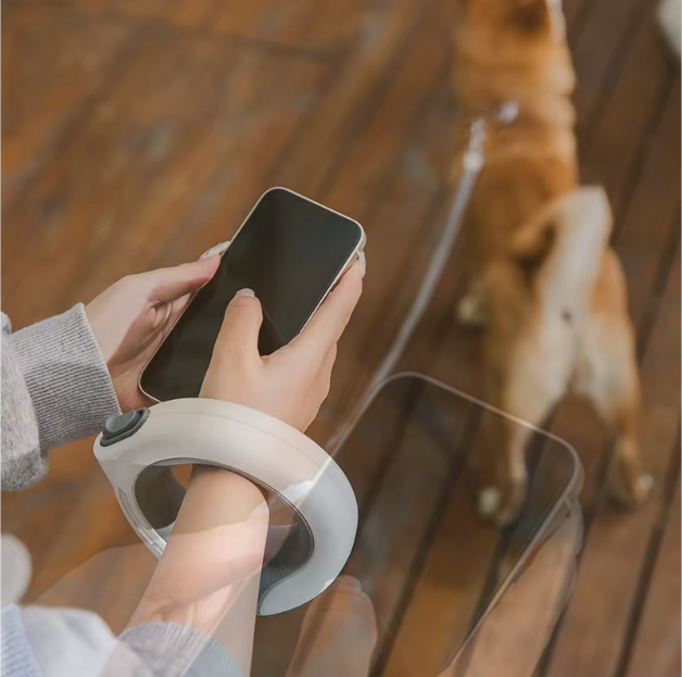 LED Retractable Dog Leash