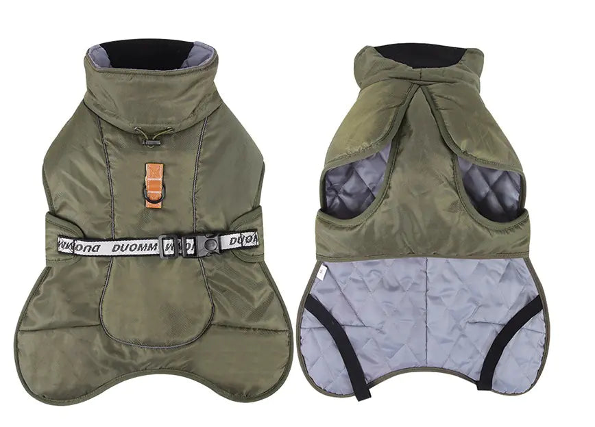 Reflective Thickened Warm Dog Cloak