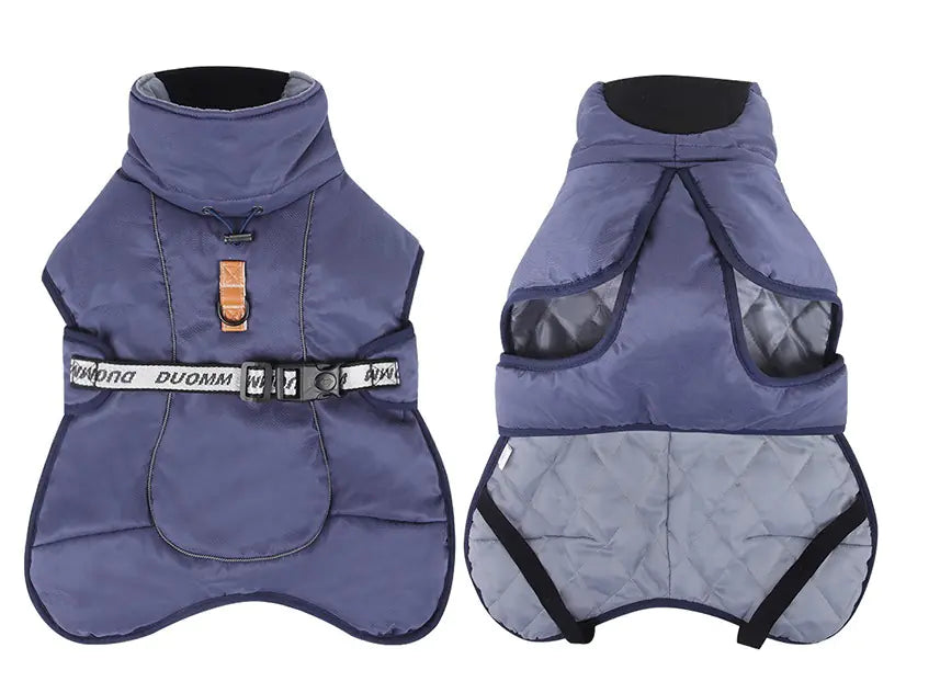 Reflective Thickened Warm Dog Cloak